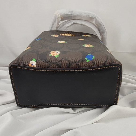 Coach Bucket Bag in Vintage Mini Rose Print, NWT - Picture 6 of 9